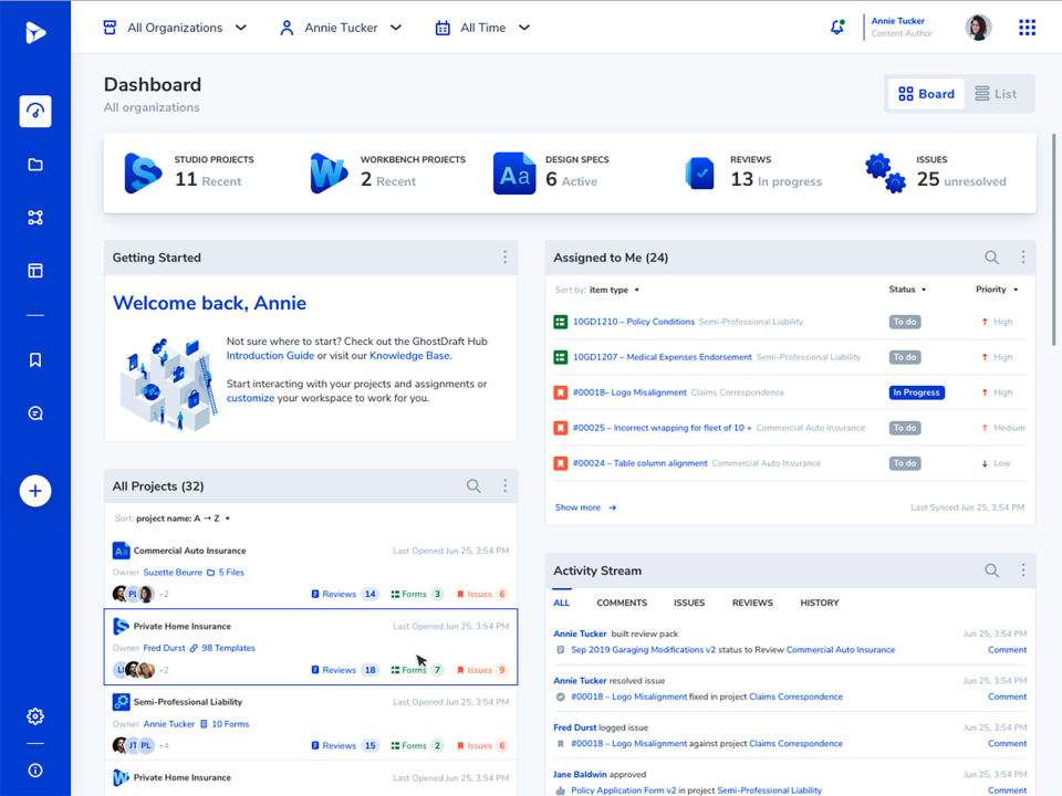 screenshot of GhostDraft Studio